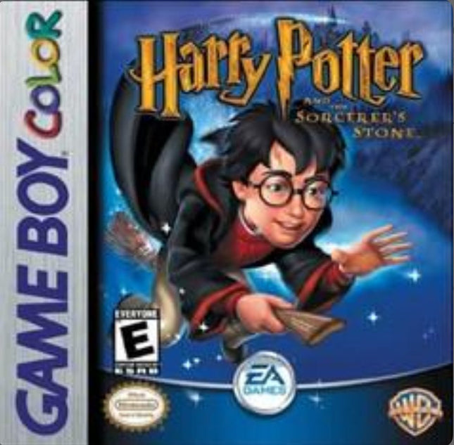 Harry Potter And The Sorcerer’s Stone - Box And Cart Only - Gameboy Color
