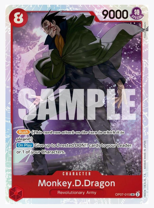 Monkey.D.Dragon OP07-015 - 500 Years in the Future NM