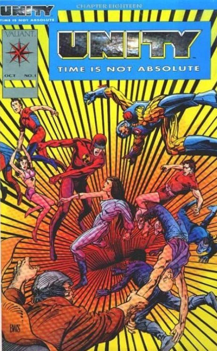 Unity #1 Silver Logo Cover (1992) VF+ 8.5 - Comic