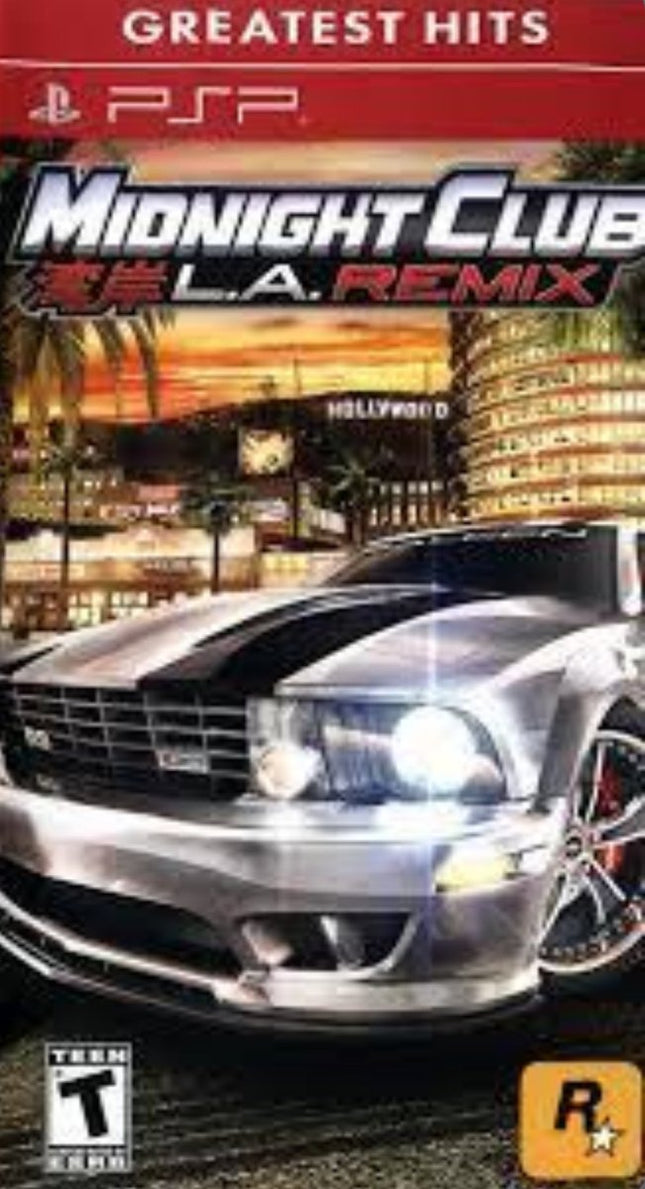 Midnight Club LA Remix (Greatest Hits) - Disc Only - PSP
