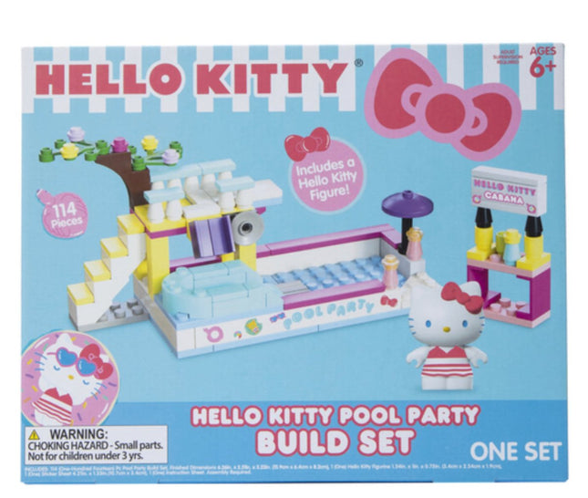 Sanrio Hello Kitty Pool Build Set (New) - Toys