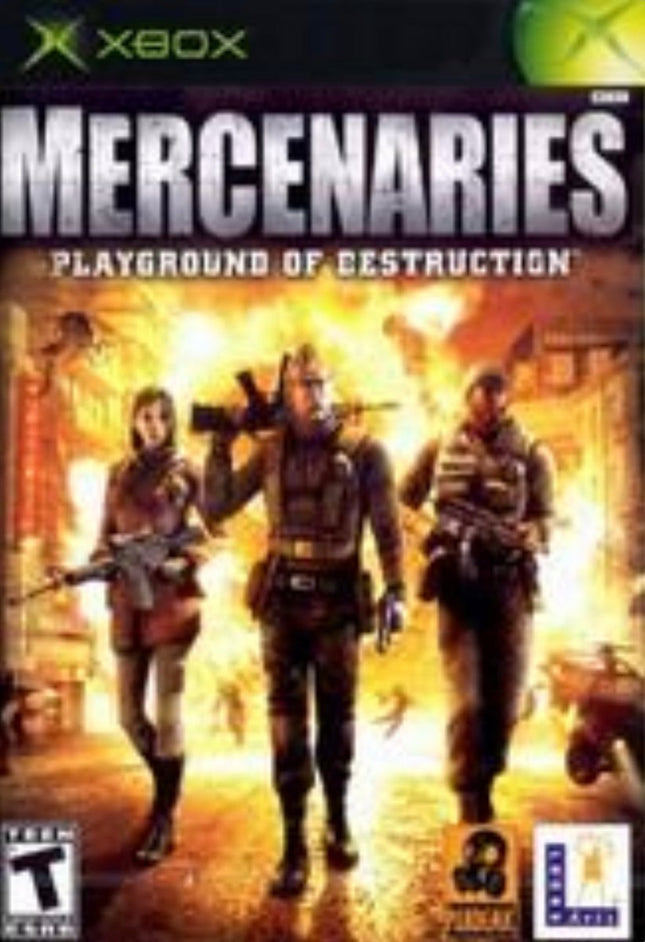 Mercenaries Playground Of Destruction - Box and Disc Only - Xbox