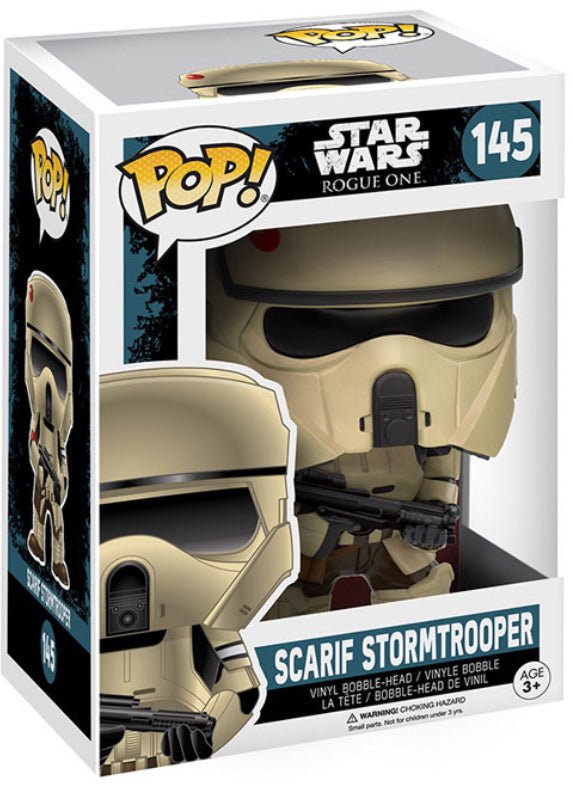 Star Wars: Scarif Stormtrooper #145 - With Box - Funko Pop