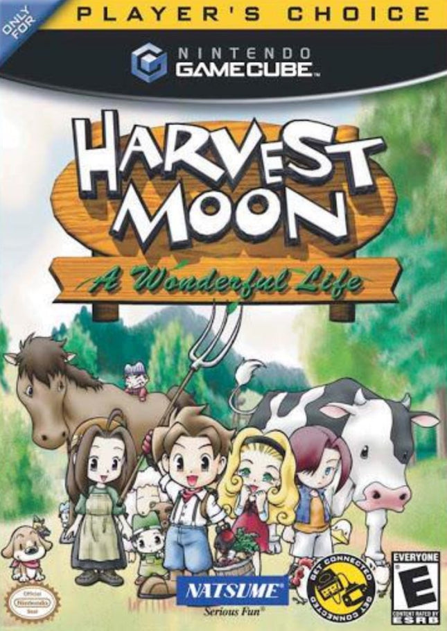 Harvest Moon A Wonderful Life (Player’s Choice) - Box And Disc Only- Gamecube