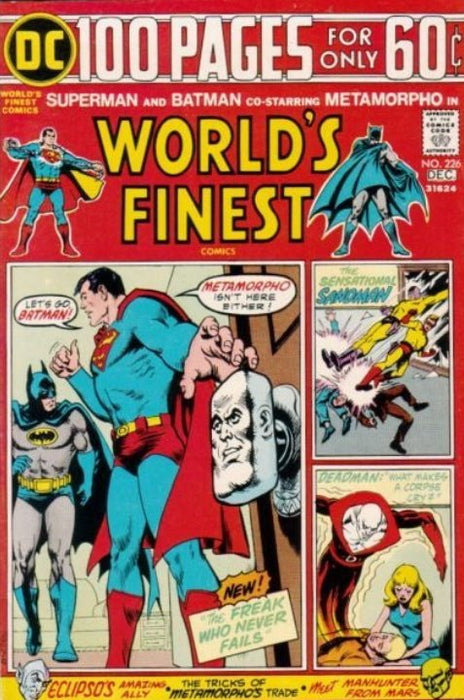 World's Finest Comics #226 (1974) FN 6  - Comic