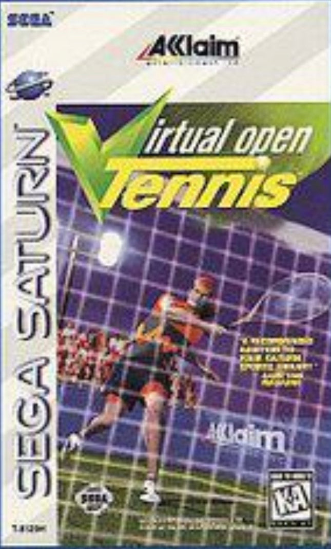 Virtual Open Tennis - Complete In Box - Sega Saturn