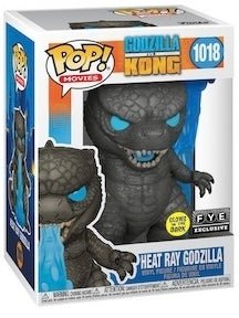 Godzillia Vs Kong: Heat Ray Godzilla (Glow In The Dark) (FYE Exclusive) #1018 - In Box - Funko Pop
