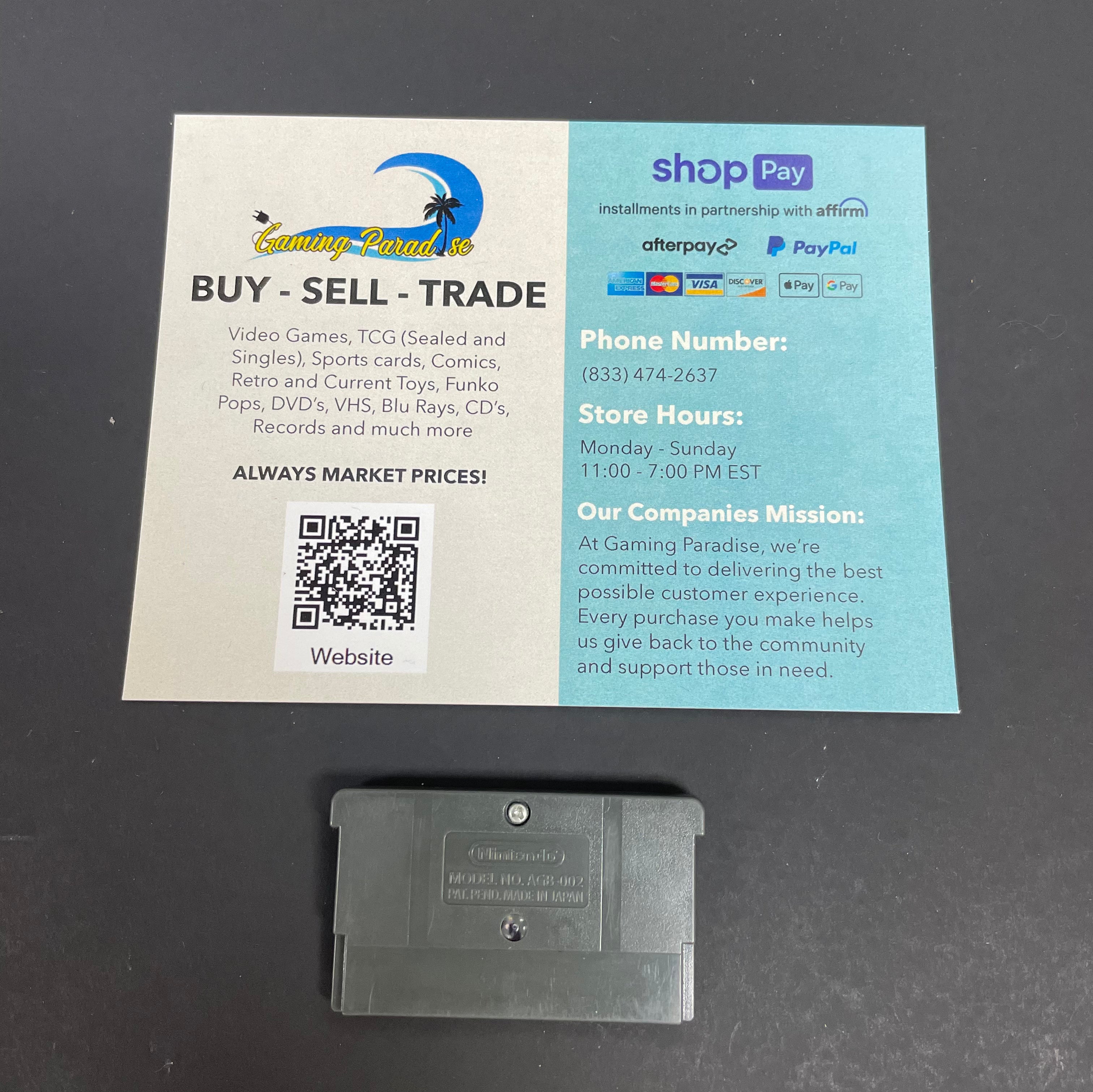Ace Combat Advance GameBoy Advance CL 02