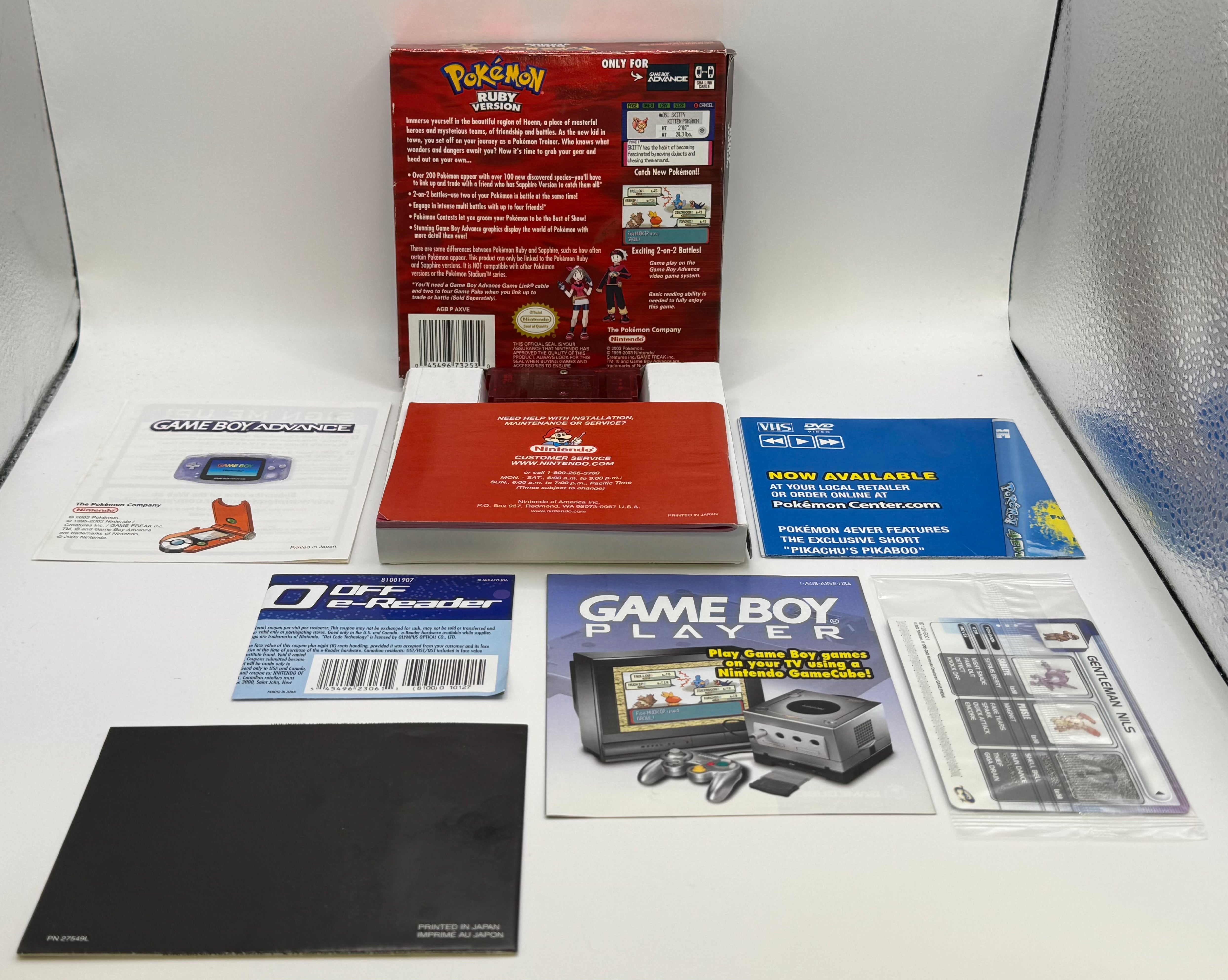Pokemon Ruby Version (Sealed E-Reader Card) CL01 (CIB) Game Boy Advance