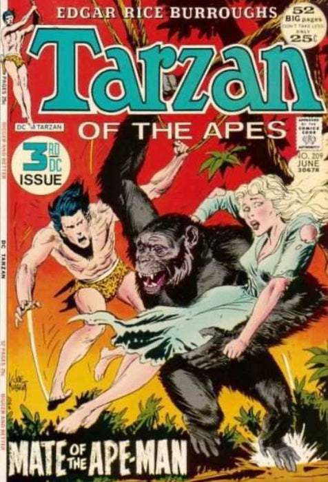 Edgar Rice Burroughs' Tarzan #209 (1972) FN+ 6.5  - Comic