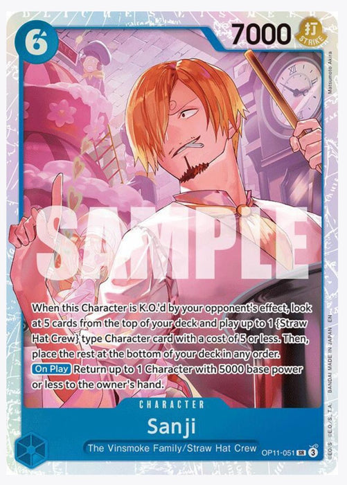 Sanji OP11-051 - A Fist of Divine Speed NM