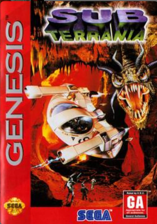 Sub Terrania - Complete In Box - Sega Genesis
