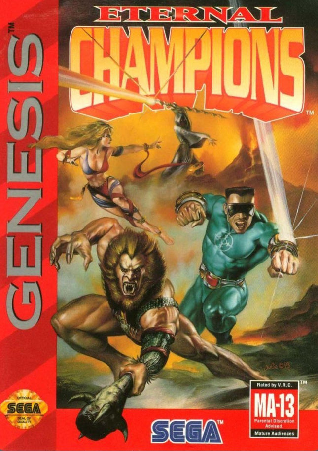 Eternal Champions - Box And Cary Only  - Sega Genesis