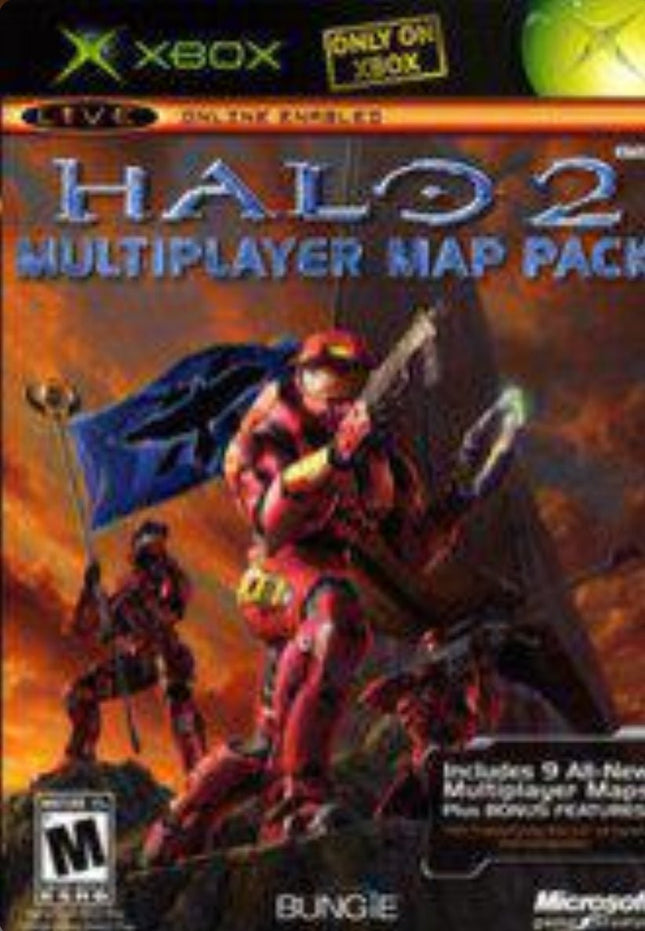 Halo 2 Multiplayer Map Pack - Complete In Box - Xbox