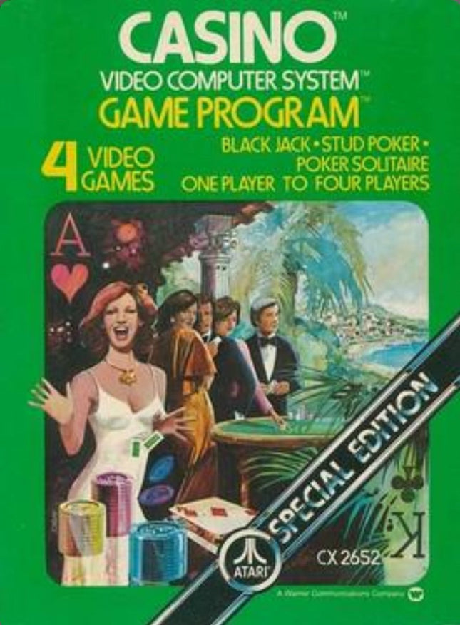 Casino - Cart Only - Atari 2600