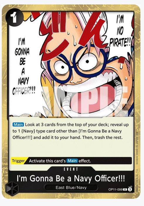 I'm Gonna Be a Navy Officer!!! OP11-099 - A Fist of Divine Speed NM