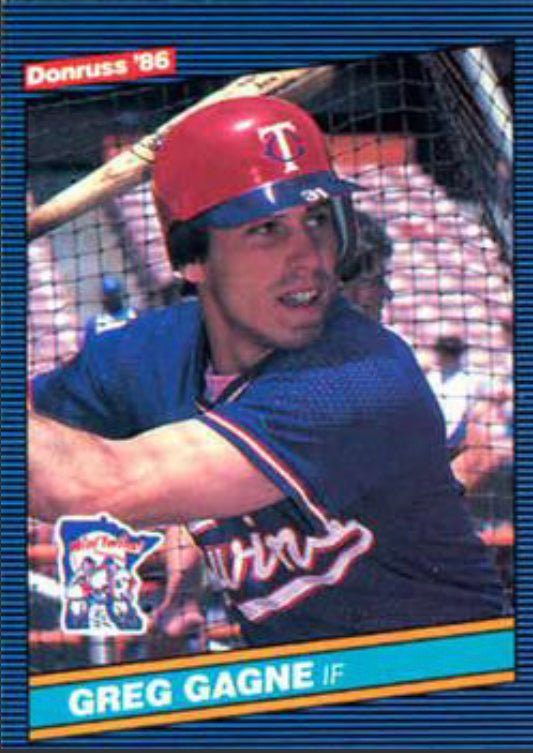 1986 Donruss: Greg Gagne #558 - Minnesota Twins - Baseball Singles