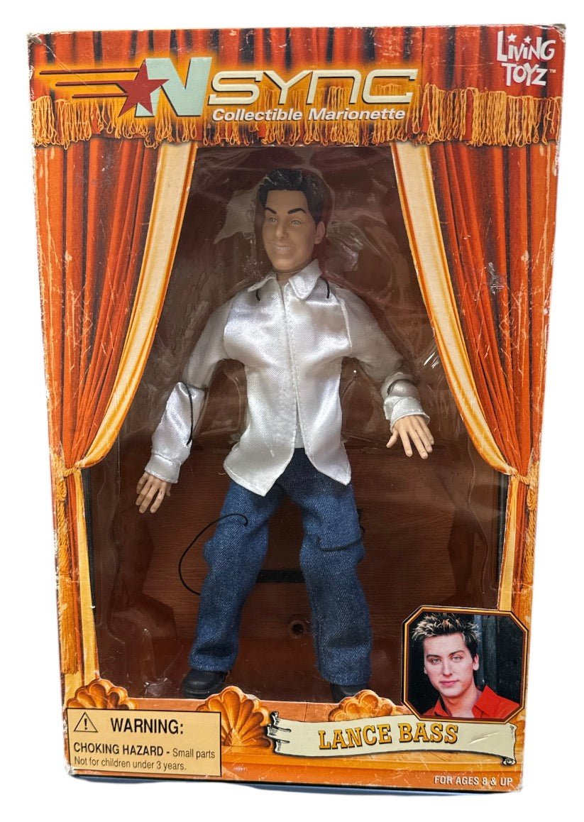NSYNC Collectible Marionette Lance Bass (2000) (New) (Damaged)
