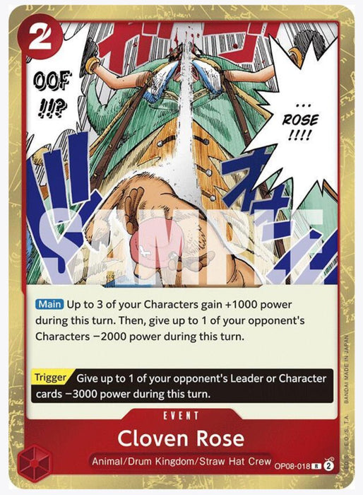 Cloven Rose OP08-018 - Two Legends NM