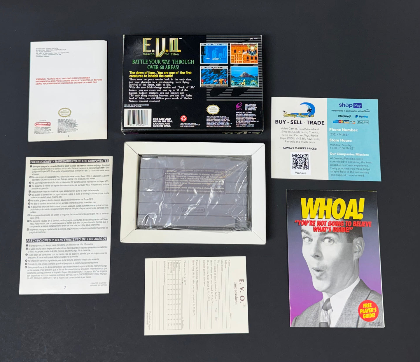 EVO the Search for Eden Super Nintendo CL 01