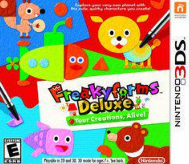 Freakyforms Deluxe Your Creations Alive - Cart Only - Nintendo 3DS