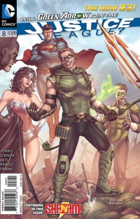 Justice League #8 Variant Cover (2012) NM 9.8  - Comic