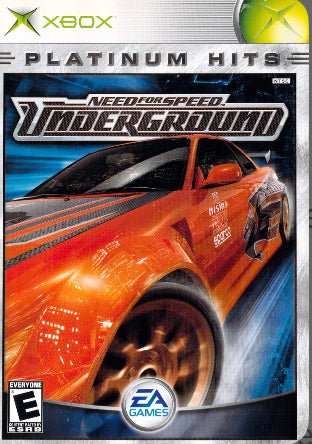Need For Speed Underground (Platinum Hits) - Complete In Box - Xbox