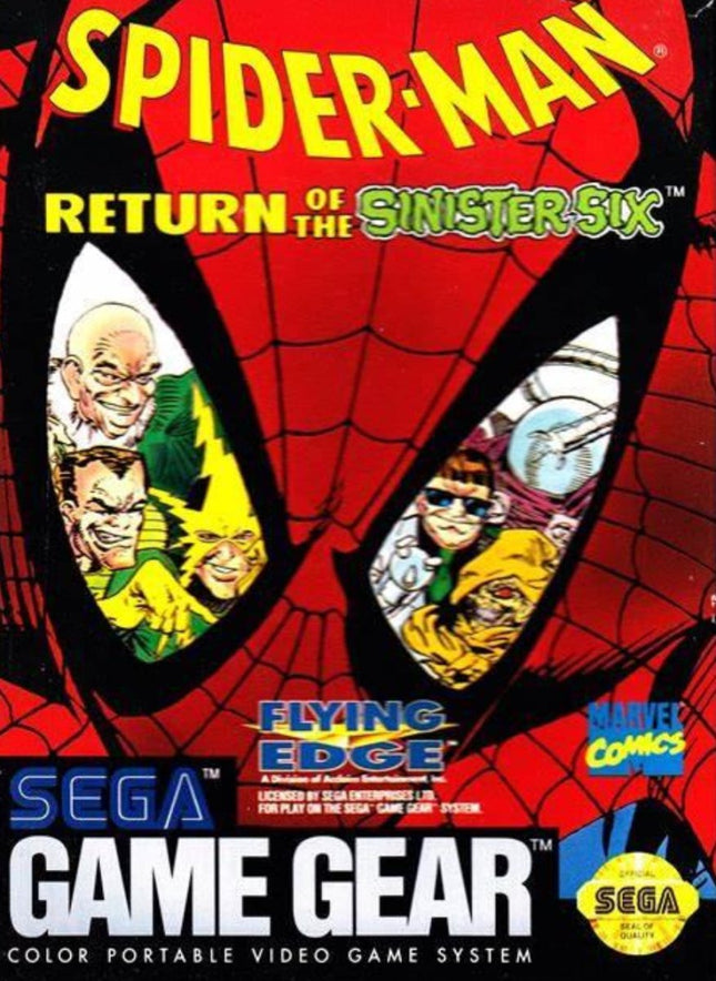 Spiderman Return Of The Sinister Six - Cart Only - Sega Game Gear