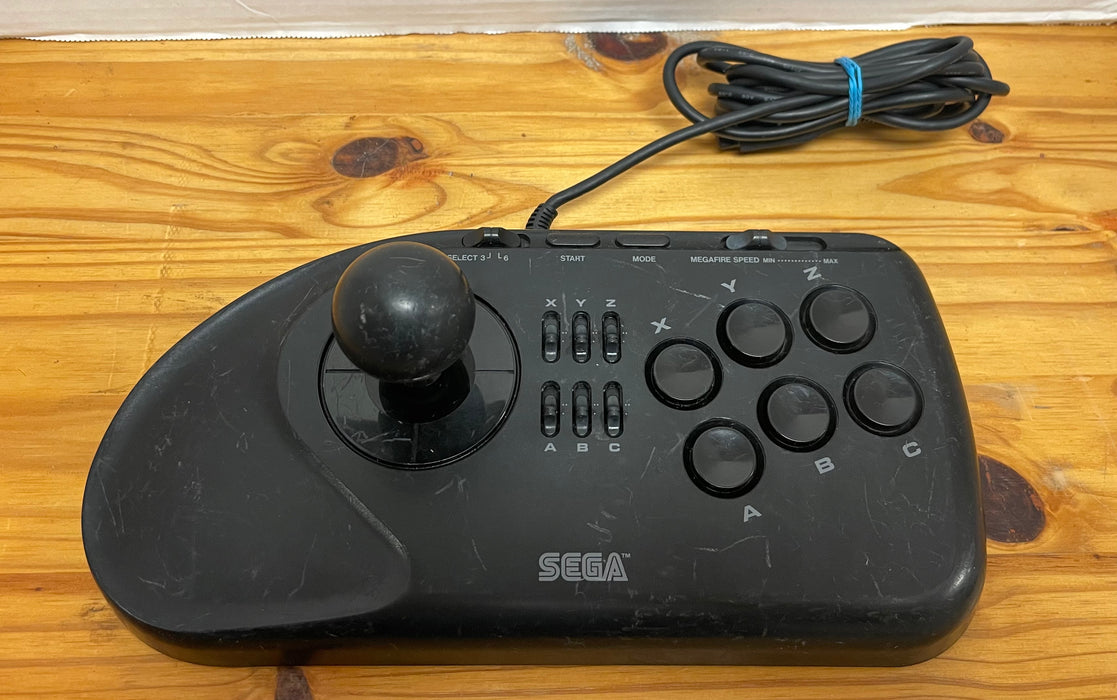 Sega Genesis 6 Button Arcade Stick MK-1627 (Cosmetic Damage) ￼(Pre-Owned) - Controller