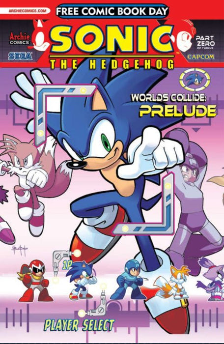 Sonic and Mega Man: Worlds Collide Prelude, Free Comic Book Day Edition (2013) NM+ 9.6  - Comic