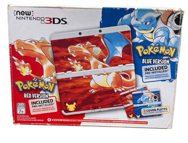 New Nintendo 3DS Pokemon 20th Anniversary Edition (NO GAMES INCLUDED) - Complete In Box - Nintendo 3DS