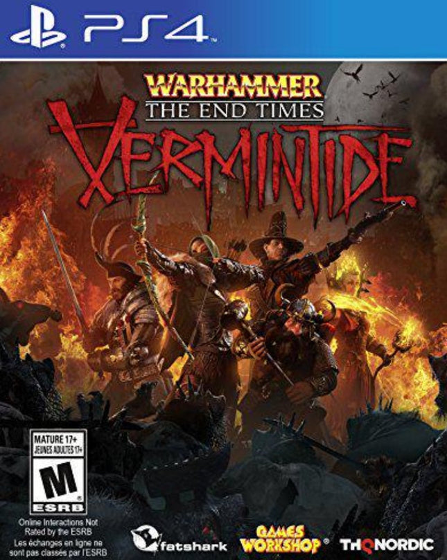 Warhammer The End Times Vermintide - Complete In Box - PlayStation 4