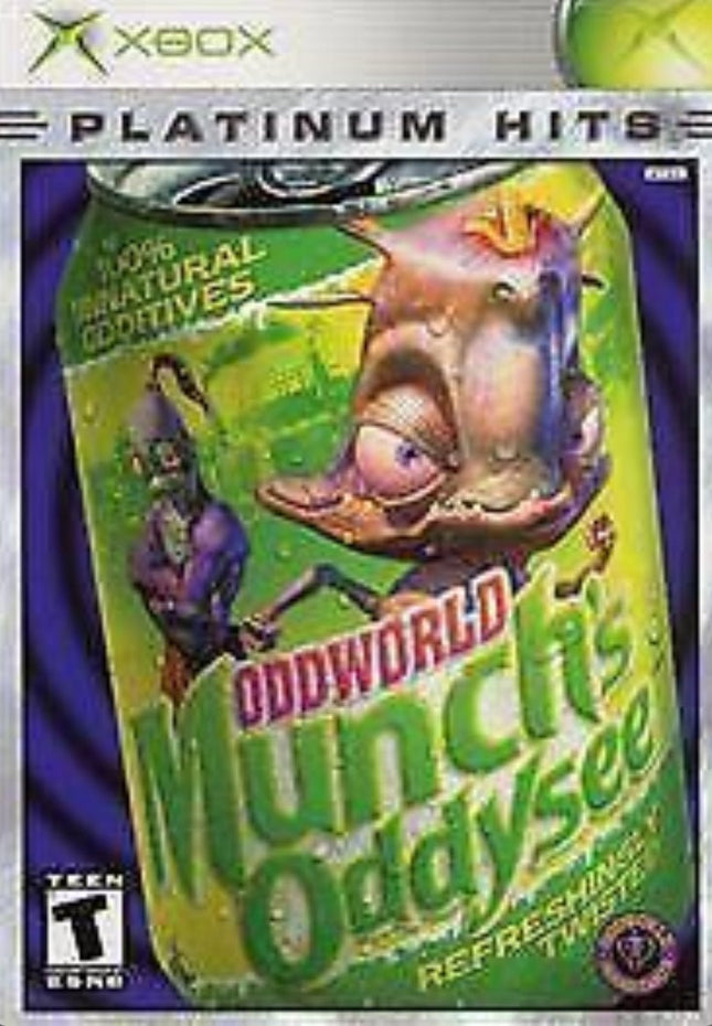 Oddworld Munch’s Oddysee ( Platinum Hits ) - Complete In Box - Xbox