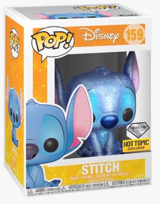 Disney: Stitch #159 (Diamond) (Hot Topic Exclusive) - With Box - Funko Pop