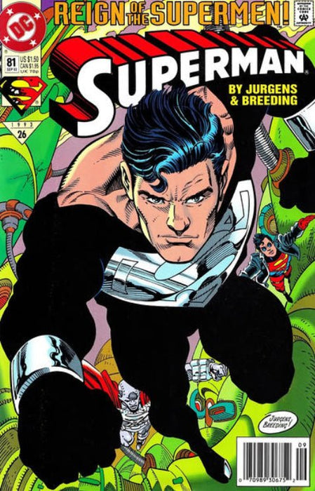 Superman #81 Newsstand Edition (1993) NM- 9.2  - Comic