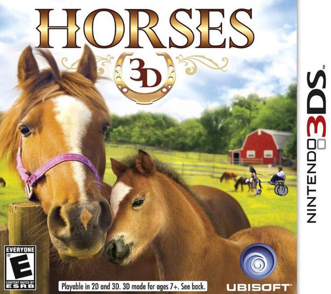 Horses 3D - Cart Only - Nintendo 3DS