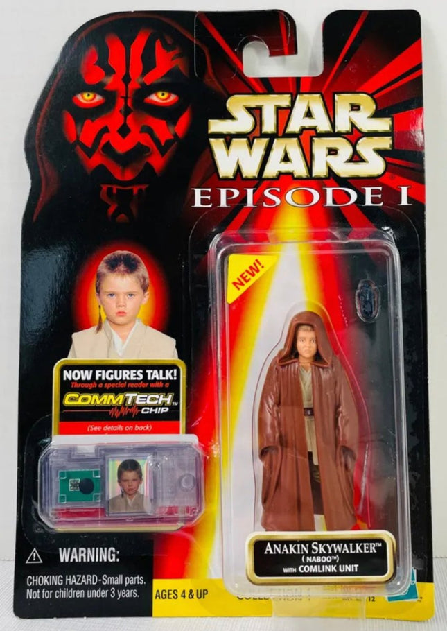 1998 Star Wars Episode I: Anakin Skywalker with Comlink Unit - Toys And Collectibles