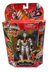 Power Rangers Jungle Fury Deluxe Animorphin’ Rhino Ranger (2008) (Damaged) (New)