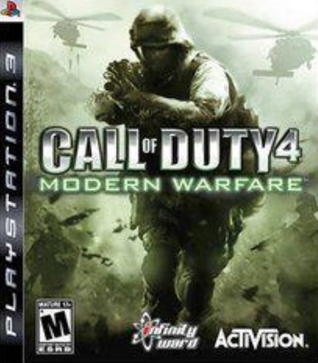 Call Of Duty 4 Modern Warfare - Box And Disc Only- Playstation 3