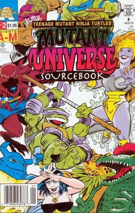 Teenage Mutant Ninja Turtles Mutant Universe Sourcebook #1 (1993) FN 6 - Comic