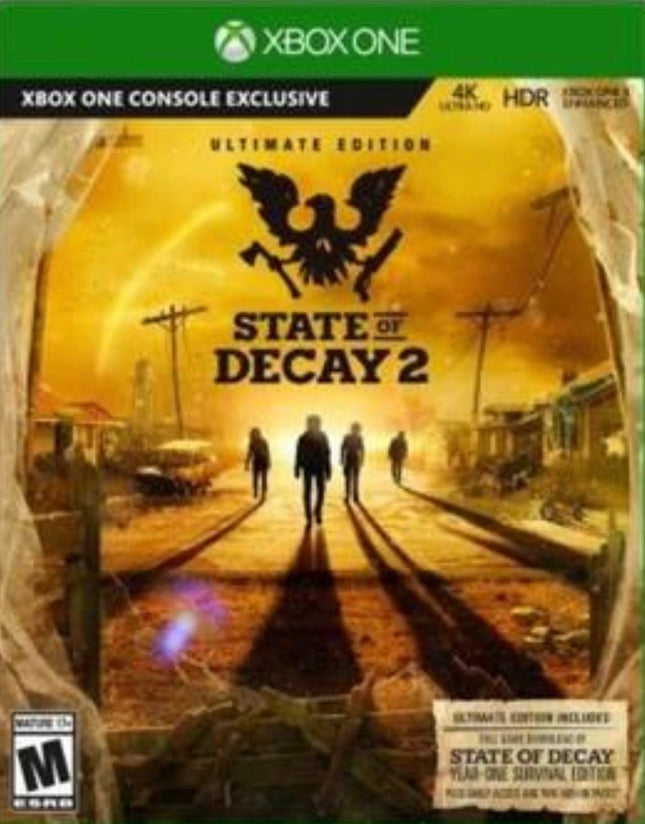 State Of Decay 2 Ultimate Edition - Complete In Box - Xbox One