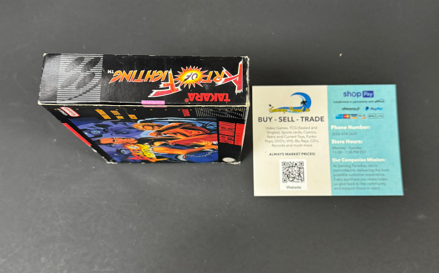 Art of Fighting Super Nintendo CL 01
