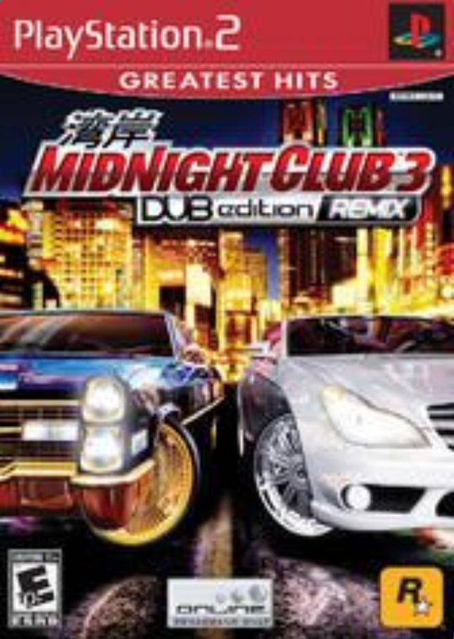 Midnight Club 3 Dub Edition Remix (Greatest Hits) - Box And Disc Only - PlayStation 2