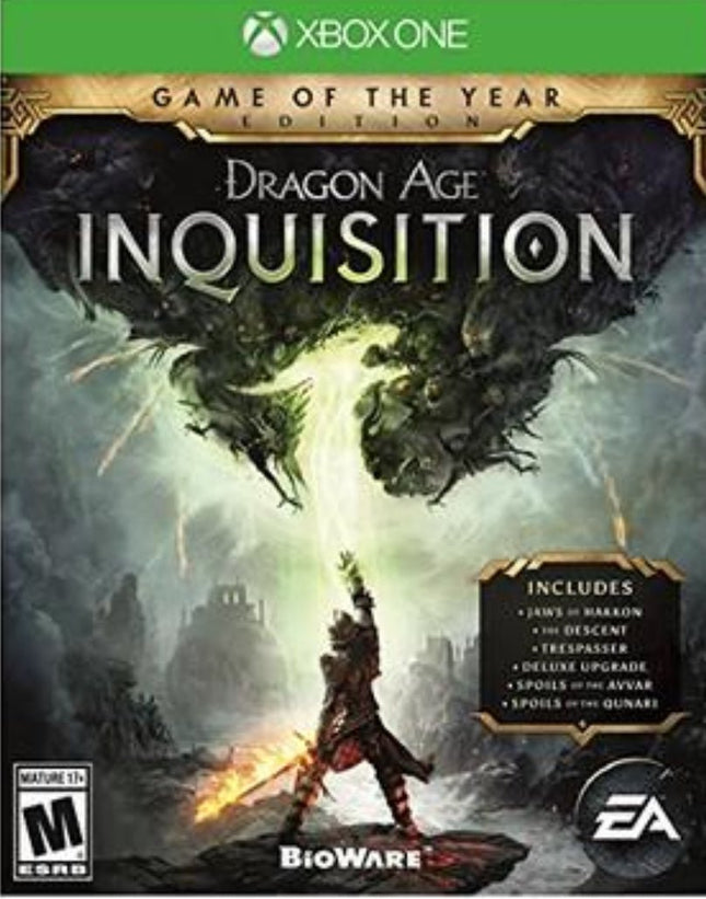 Dragon Age Inquisition ( Game Of The Year Edition ) - Complete In Box - Xbox One