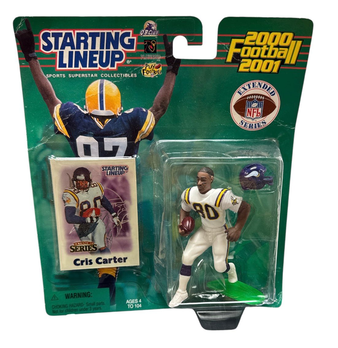 Starting Lineup 2001 Vikings Cris Carter (2001) (New)