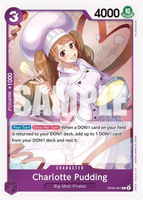 Charlotte Pudding OP08-067 - Two Legends NM