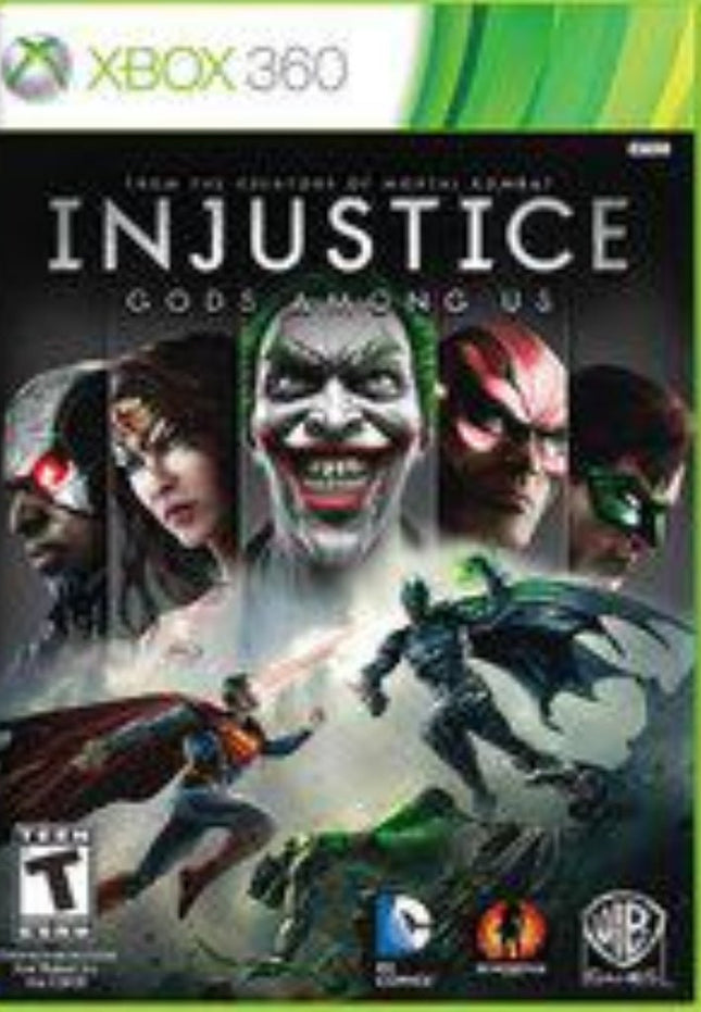 Injustice: Gods Among Us - Box And Disk Only - Xbox 360