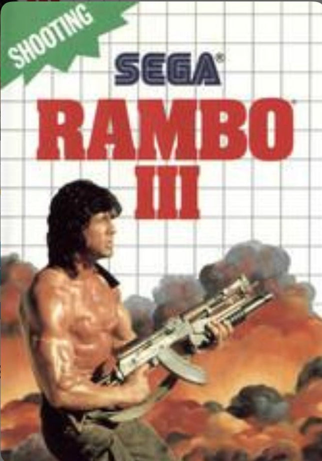 Rambo III - Complete In Box - Sega Master System