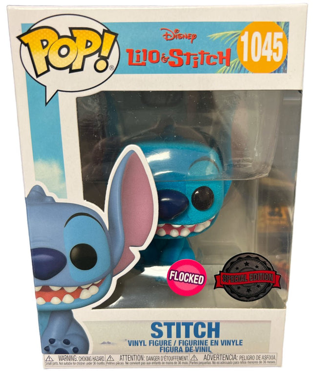 Lilo & Stitch: Stitch #1045 (Flocked) (Special Edition) - In Box - Funko Pop
