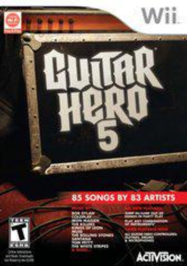 Guitar Hero 5 - Complete In Box - Nintendo Wii